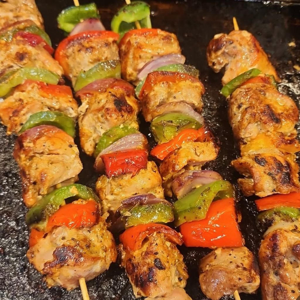 BBQ Meat Platter with Golden Plantains
