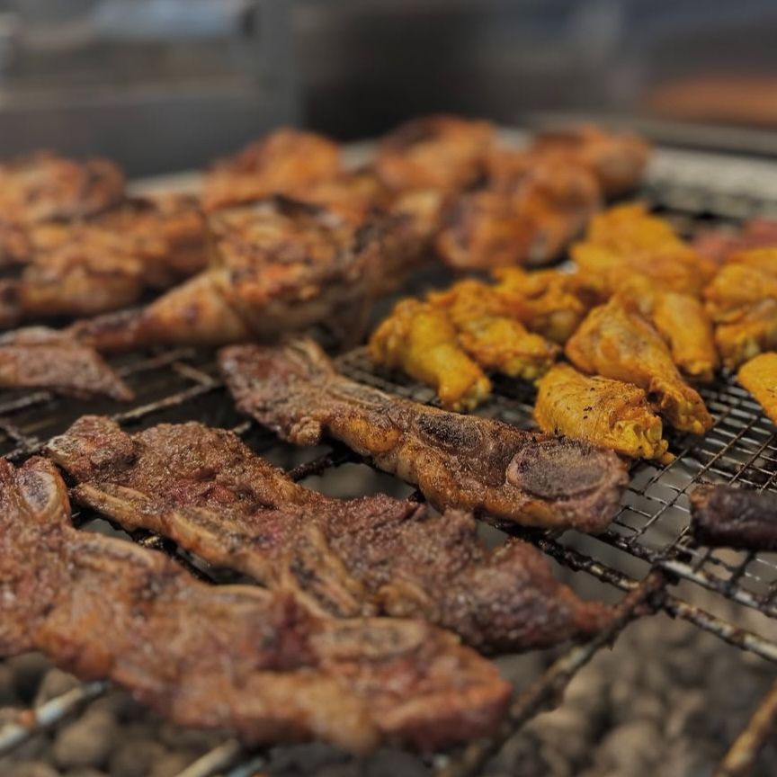 Mixed Grill Platter with Yellow Rice